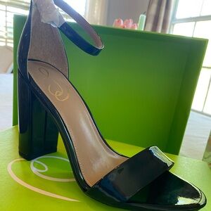 Sam Edelman Yaro Ankle Strap Sandal in Black BRAND NEW NEVER WORN